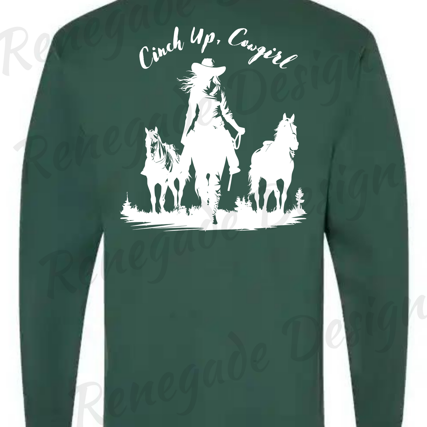 Cinch Up, Cowgirl TShirt