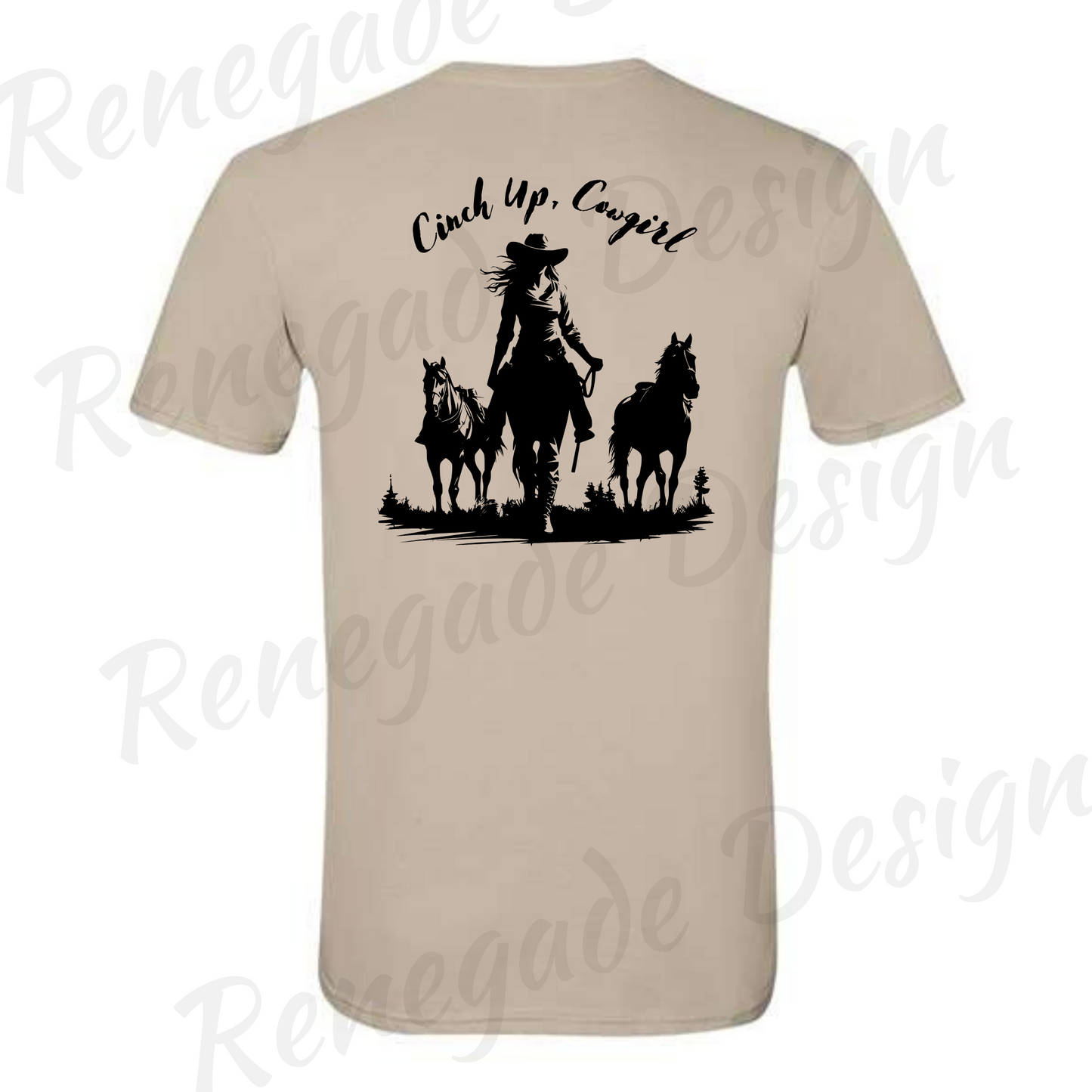 Cinch Up, Cowgirl TShirt